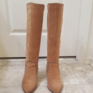Tan Knee-High Women's Boots